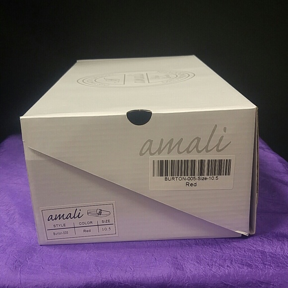 MEN'S AMALI RED TEXTURED SMOOTH DRIVING MOCCASIN. - Picture 7 of 7